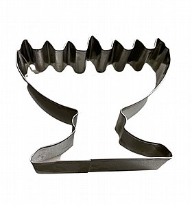 חותכן נירוסטה איכותי בצורת חנוכיה לעוגיות חותכן נירוסטה איכותי בצורת חנוכיה לעוגיות
