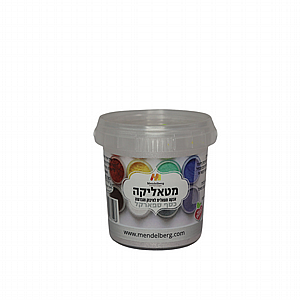 צנצנת 100 סמ"ק מטאלי כסף ספאר צנצנת 100 סמ"ק מטאלי כסף ספאר